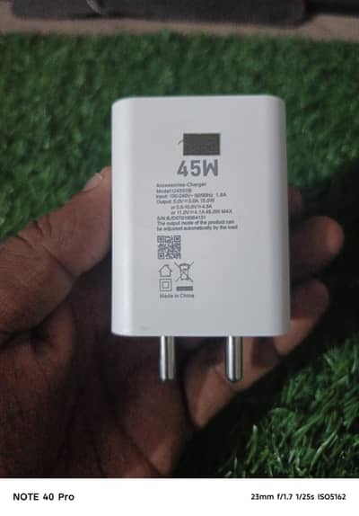 100% Original 45 Watt SuperCharge Supported Adaptor