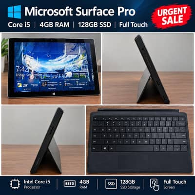 Microsoft Surface Pro i5 | 4GB | 128GB SSD | Touch
