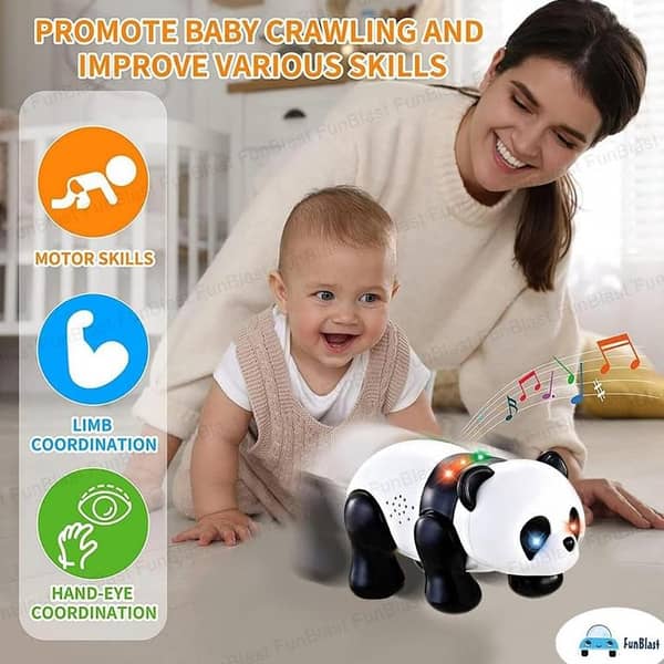 T  Musical Toys Electric Panda Walking Musical Toys for Babies with Lights Sound and Music Toy for Babies - Multi Color, Electric Panda Toy, Musical Walking Panda Toy with Light and Sweet Music, Toys for Kids, Babies and Children, Funny Cartoon Panda for