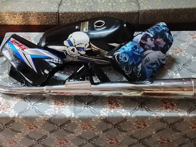 senkie 2011 silencer + fuel tank set