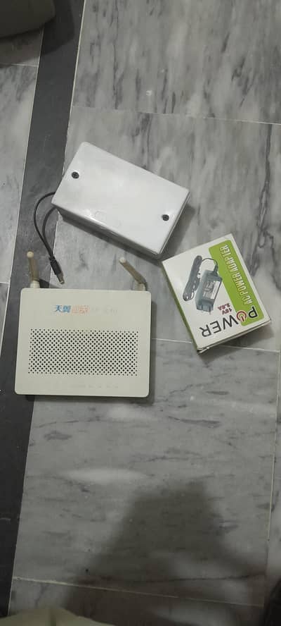 fibre wifi router with power bank