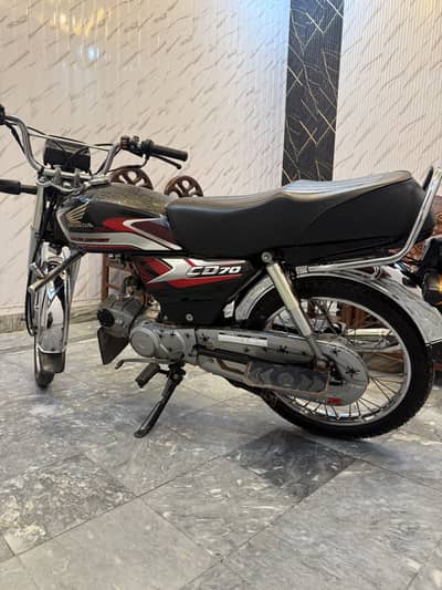 Honda cd 70 2025 model 2024 Registration Black