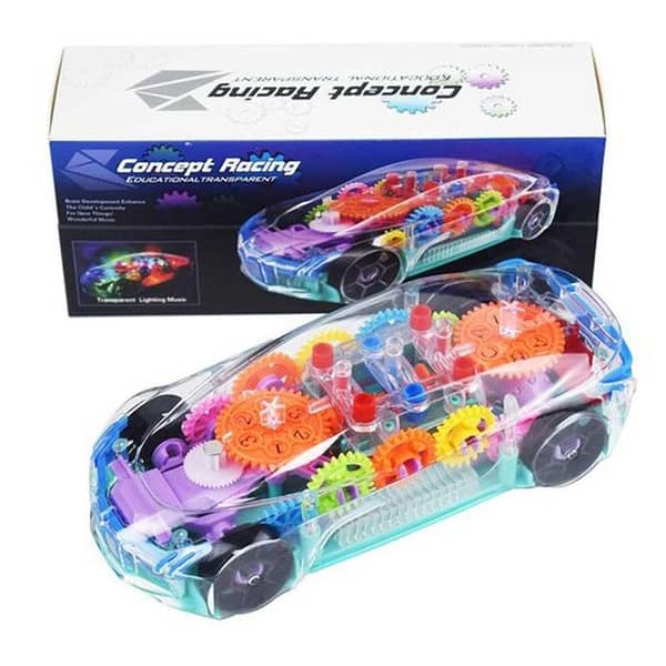 T  New concept racing with light and music Battery power plastic model toys car for kids