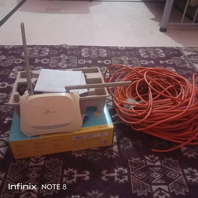 Tp link device with net cable 45gaz