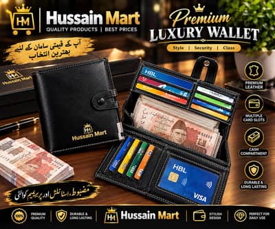 Package Includes: 1 x Bi Fold Wallet