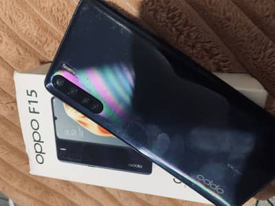 OPPO F15 duel sim8/128 box available for sale