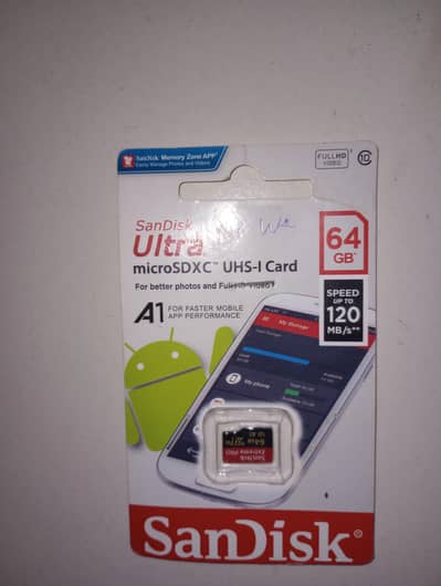 SanDisk Original Memory Card, SD Card for Mobile or IP Camera 64 GB