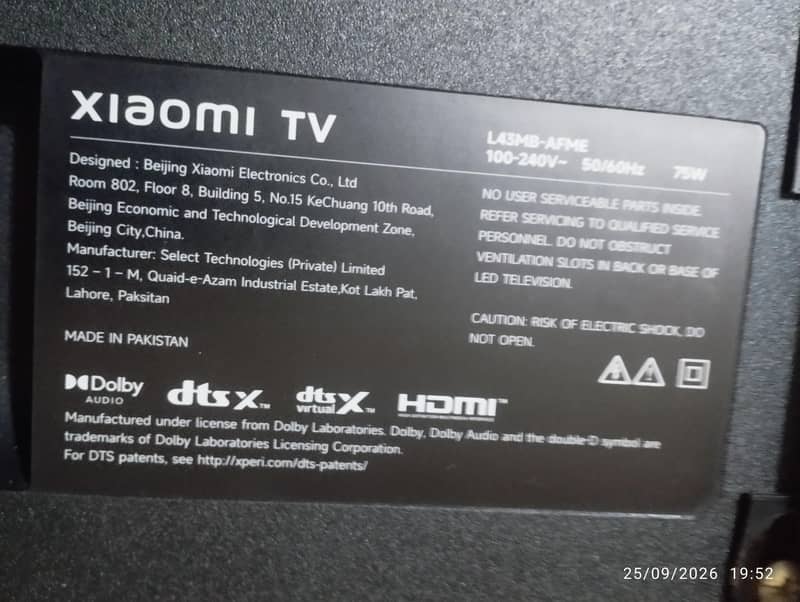 Xiaomi smart TV 3