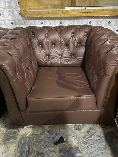 2 leather sofa