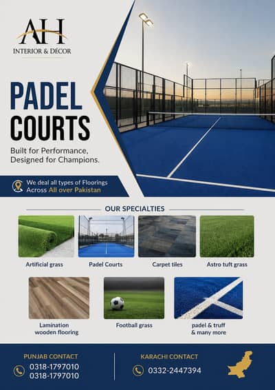 Sports padel Turf - Tennis court - Padel Tennis - Padel Courts - Grass
