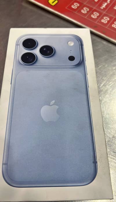 iPhone 18 pro glacier colour 256gb box pack non active