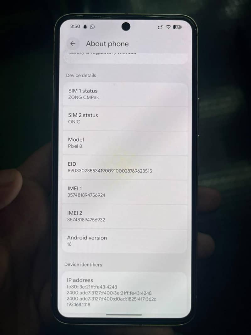 Google Pixel 8 6
