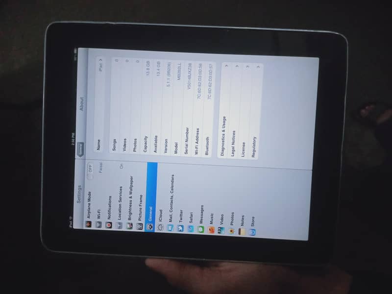 I pad 0