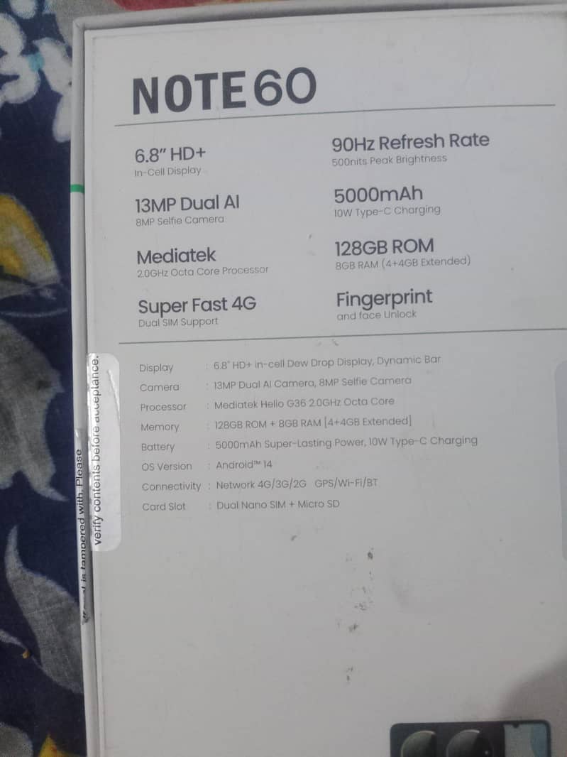 SEGO Note 60 0