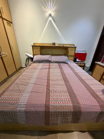 1 double bed 2 side tables 1 dressing 1 showcase (BIG OFFER)