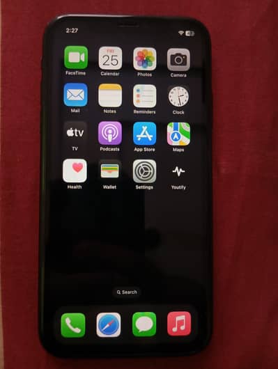 iPhone - XR - 128GB – Black Color With Original New Apple Adapter Cbl.