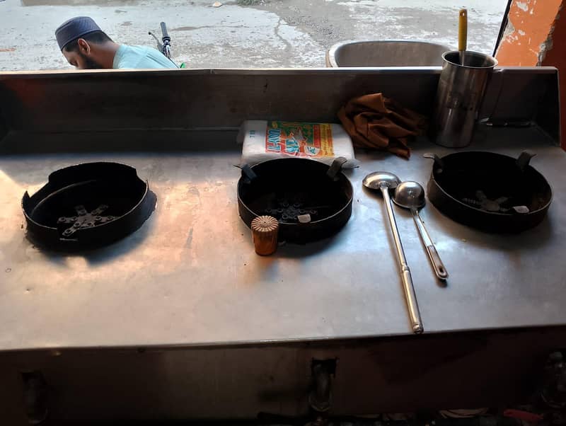 تین برنر کاؤنٹر چولہا 1