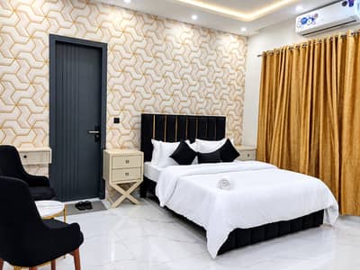 2-Bed Ground Floor Portion for Rent in Top City (Per Day)
