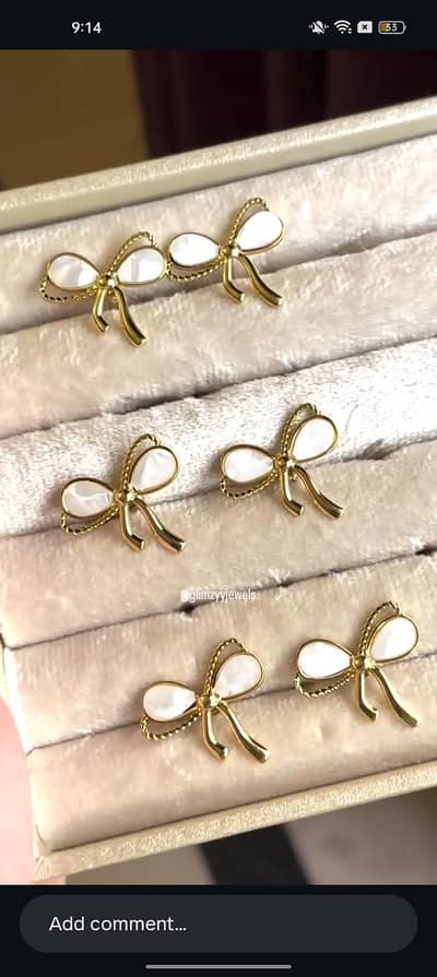 white pearl biw earrings