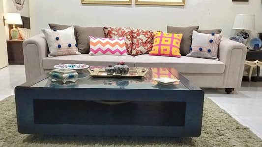 sofa and centre table