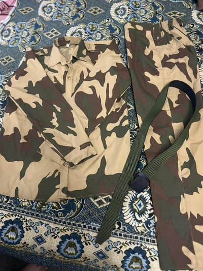 Kids Army Camouflage Suit for School Function - Small Size