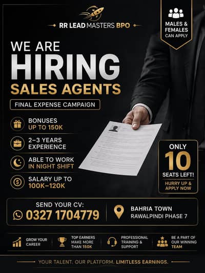 We Are hiring Male's and Female For Night shift