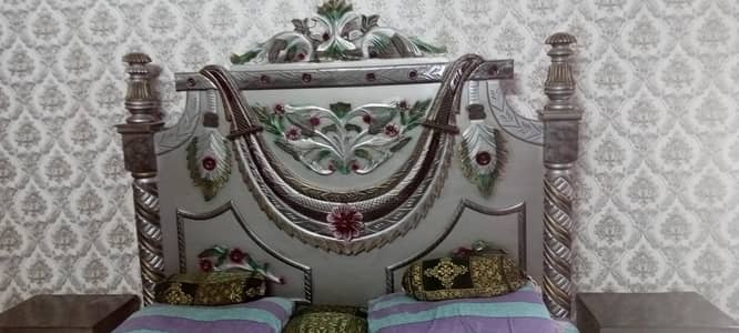Bed with Side table and Dressing Table For Urgent Sale