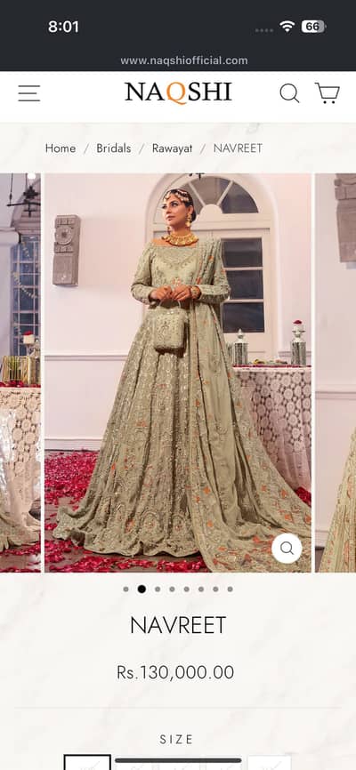 Walima bridal dress. .