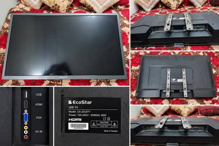 EcoStar 32 Inch LED TV - Like New Condition