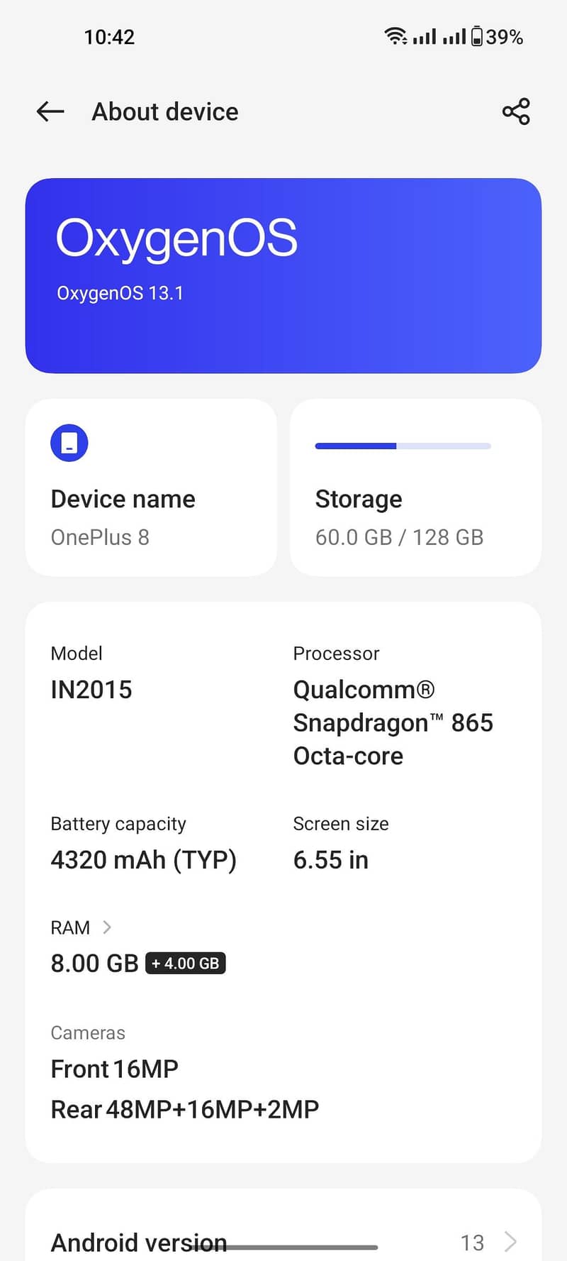 One Plus 8 1