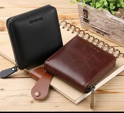 DIDE Premium Leather Zipper Closure Wallet