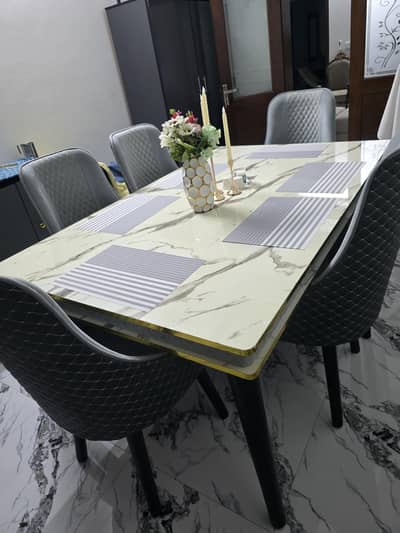 Six Chair Dining Table