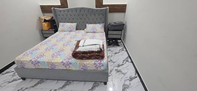 Bed Set side tables dressing chairs
