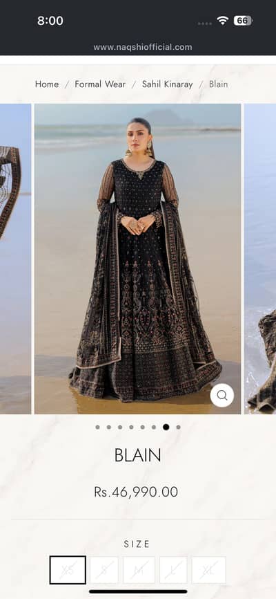 Black maxi just one time wear