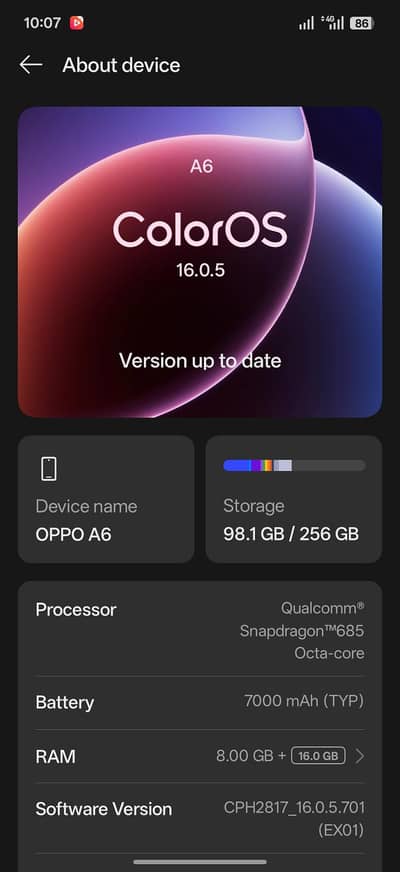 OPPO A6
