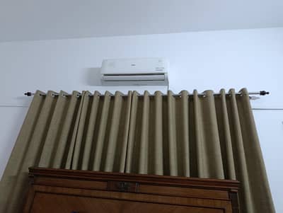 Green olive curtains