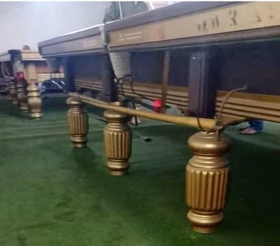 snooker table wood cushion