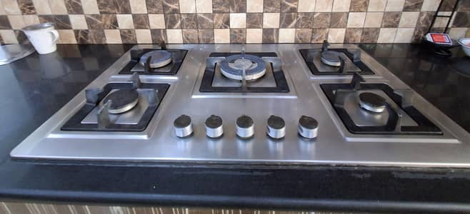 Built in 5 Burner Gas Stove for Sale