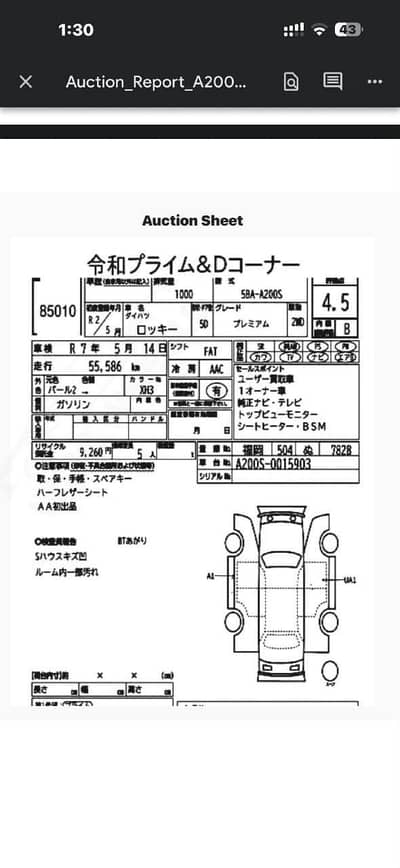Daihatsu Rocky G premium 2020 import. register 2025 Punjab register