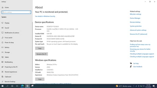 I-Life 5th Gen i3 - 2TB HDD - No RAM (Needs Replacement) - Battery 90