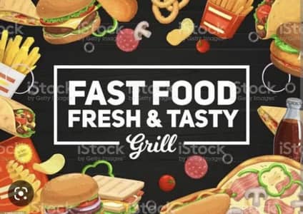 Running Fast Food Cafe / full setup For Sale