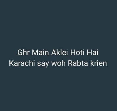 only Karachi person