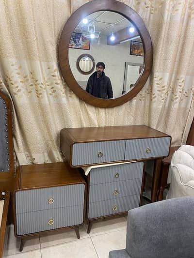 Complete Bedroom Furniture + Sofa Set | Bed, Dressing, Table & Sofa