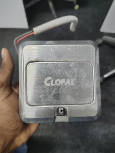 Clopal metalic Pop-up Power Socket Box for Office desk/ floor (2 Pcs)