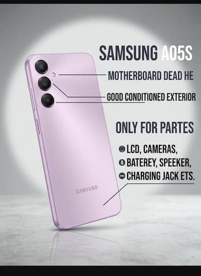 Samsung Mobile A05s motherboard nhi he