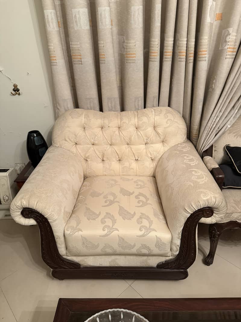 7 Seater Solid Wood Sofa Set 0