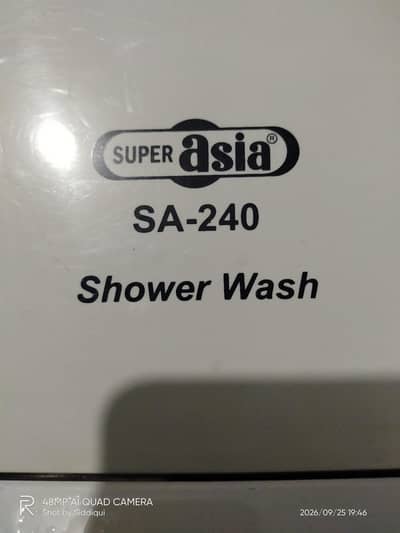 Sa240 Shower Wash Super Asia washing machine 03705915205