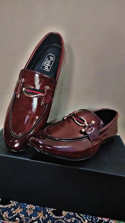 Men's formal loafers brown colour