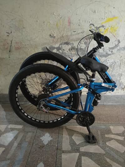 folding aluminium cycle