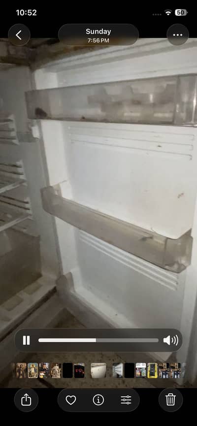 Fridge is useable but full of working and not any part is changed